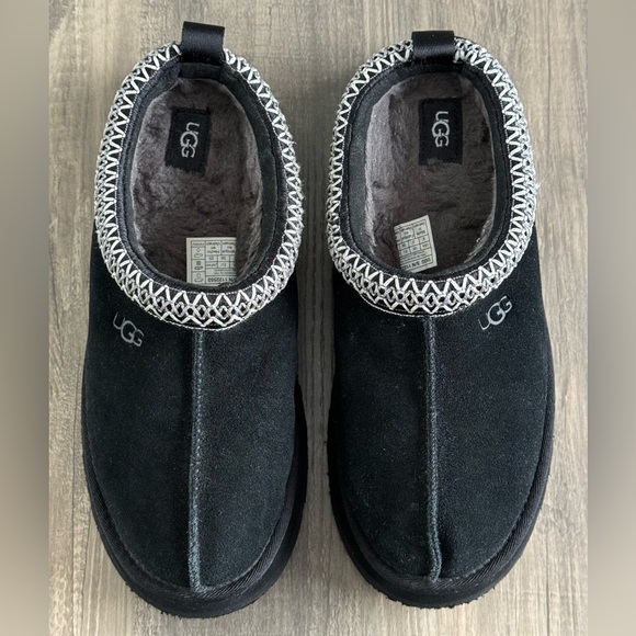 Ugg Tazz Tasman Platform Slippers Black Size 8 EUC! - Picture 3 of 16